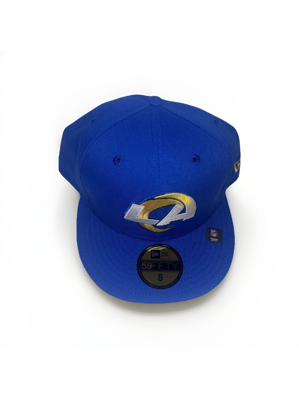 Los Angeles Rams 59Fifty New Era Super Bowl LVI Hat Blue Men’s Size: 8 NEW